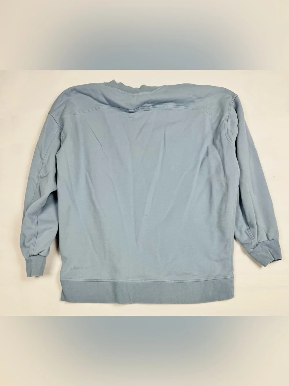 Lululemon Perfectly Oversized Crew *Graphic Chambray Women’s 8 Retail $108
